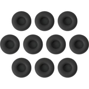 Jabra Biz 2400II Ear Cushions - Black - Leatherette - 10 Piece