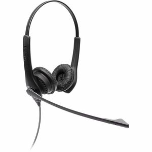 Jabra Biz 1100 EDU Headset - Stereo - USB, Mini-phone (3.5mm) - Wired - 80 Hz to 20 kHz - On-ear, Over-the-head - Binaural - Ear-cup - 5.91 ft Cable -