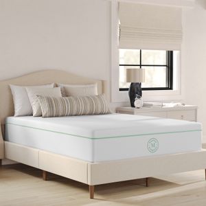 Martha Stewart SleepComplete 12 Inch Medium Firm Triple Action Cooling Gel Memory Foam Mattress