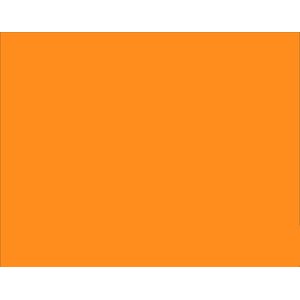 Imperial Cardstock, Neon Orange, Nonstandard (22” x 28”), 0.20 Lb, Pack Of 25 Sheets