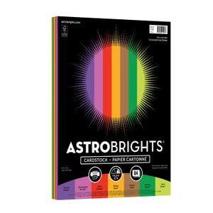 Astrobrights Colored Cardstock, Fall Assortment, Letter (8-1/2” x 11”), 65 Lb, Pack Of 84 Sheets