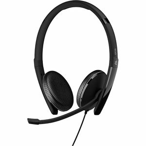 EPOS ADAPT 165T USB II - Stereo - USB, Mini-phone (3.5mm) - Wired - On-ear - Binaural - Ear-cup - 7.60 ft Cable - Noise Cancelling Microphone - Noise