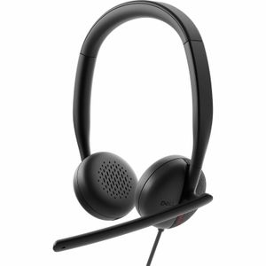 Dell Wired Headset - WH3024 - Microsoft Teams Certification - Stereo - USB Type C - Wired - 20 Hz to 20 kHz - On-ear, Over-the-head - Binaural - Ear-c
