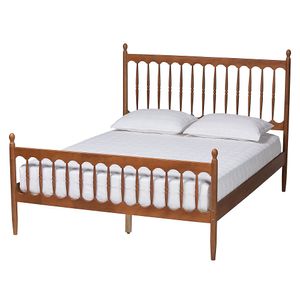Baxton Studio Deance Finished Wood Queen Size Platform Bed