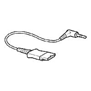 Poly - Headset adapter - Quick Disconnect male to micro jack male right-angled - 1.5 ft - for Poly PTH100, PTH200; Supra PTH-100