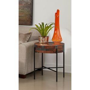 Coast to Coast Halifax Wooden Round End Table