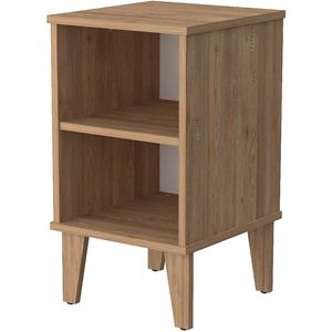 Inval Open Shelf Nightstand