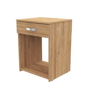 Inval 1 Drawer Nightstand with Open Shelf