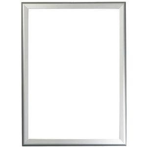 Seco Classic Snap Frame - 36" x 48" Frame Size - Rectangle - Black - Aluminum - Silver - 1 Each