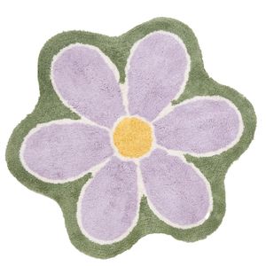Dormify Washable Flower-Shaped Accent Rug