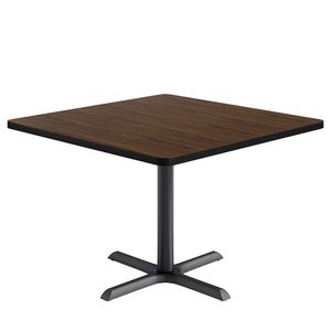 KFI Studios Proof Square Conference Table with Pedestal X Base