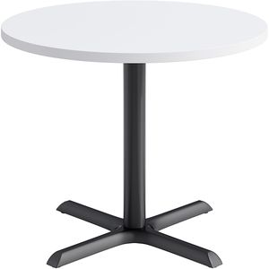 KFI Studios Proof Round Conference Table with Pedestal X Base