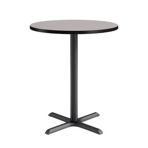 KFI Studios Proof Round Conference Table with Pedestal X Base