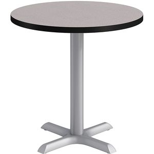 KFI Studios Proof Round Conference Table with Pedestal X Base