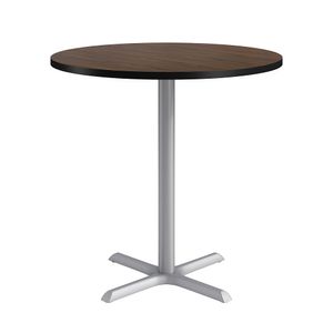KFI Studios Proof Round Conference Table with Pedestal X Base
