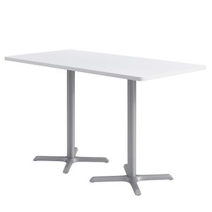 KFI Studios Proof Rectangle Conference Table With Pedestal X Base