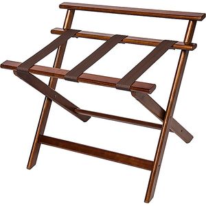 CSL Deluxe High Back Wood Luggage Rack