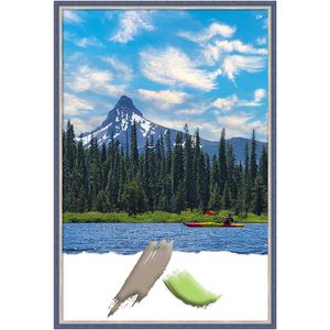 Amanti Art Theo Narrow Wood Picture Frame