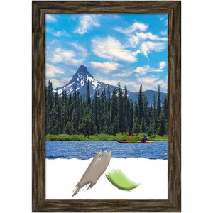 Amanti Art Fencepost Narrow Wood Picture Frame