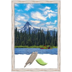 Amanti Art Alexandria Narrow Wood Picture Frame