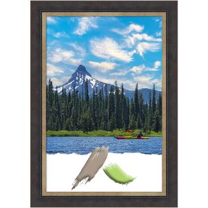 Amanti Art Hammered Wood Picture Frame
