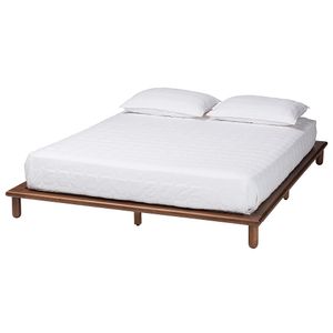 Baxton Studio Alivia Mid-Century Modern Bed Frame
