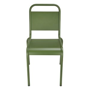 Eurostyle Otis Outdoor Furniture Aluminum Stackable Side Chairs