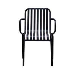 Eurostyle Enid Outdoor Furniture Steel Stackable Armchairs