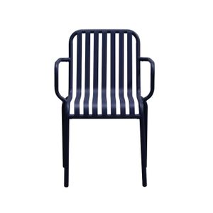 Eurostyle Enid Outdoor Furniture Steel Stackable Armchairs