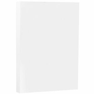 JAM Paper® Legal Card Stock, Strathmore Bright White Wove, Legal (8.5" x 14"), 80 Lb, Pack Of 50