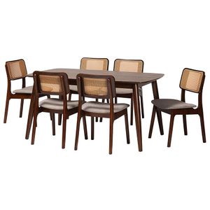 Baxton Studio Dannon 7-Piece Dining Set