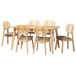 Baxton Studio Darrion 7-Piece Dining Set
