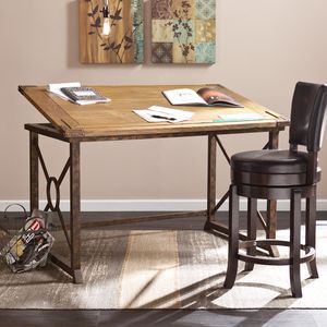 SEI Furniture Knightley 52"W Writing Desk
