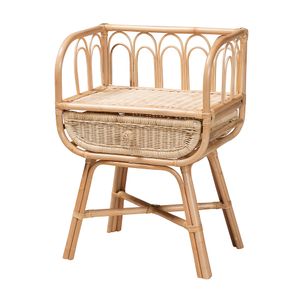 bali & pari Panchali Natural Rattan Nightstand