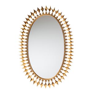 Baxton Studio Rogier Oval Accent Wall Mirror
