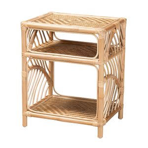 bali & pari Baara Natural Rattan Nightstand