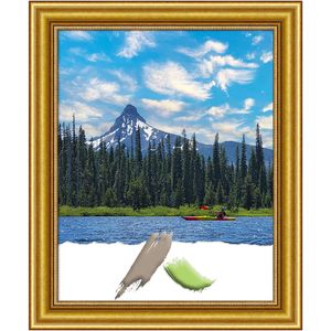 Amanti Art Townhouse Gold Wood Picture Frame