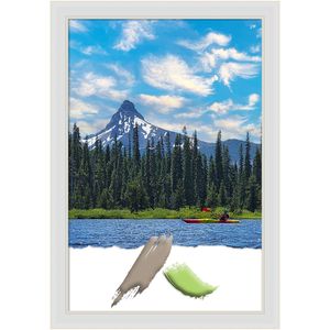 Amanti Art Flair Soft White Picture Frame