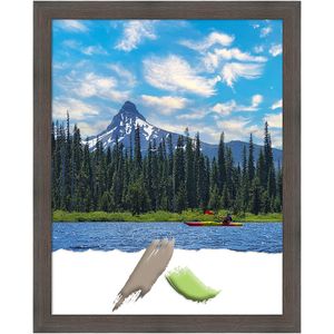 Amanti Art Hardwood Chocolate Picture Frame