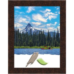 Amanti Art William Mottled Bronze Picture Frame