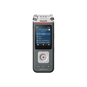 Philips Digital Voice Tracer DVT6110 - Voice recorder - 8 GB - chrome, anthracite