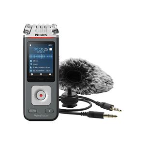 Philips Digital Voice Tracer DVT7110 - Voice recorder - 8 GB - chrome, anthracite