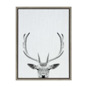 Uniek Kate And Laurel Sylvie Framed Canvas Wall Art