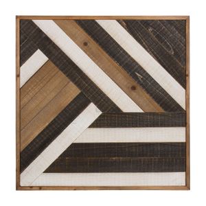 Uniek Kate And Laurel Shiplap Wood Plank Art
