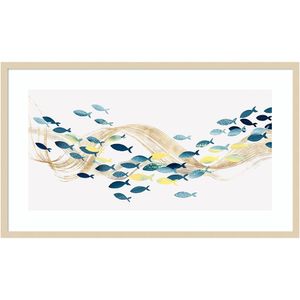 Amanti Art Under Water Sea Life by Isabelle Z Wood Framed Wall Art Print