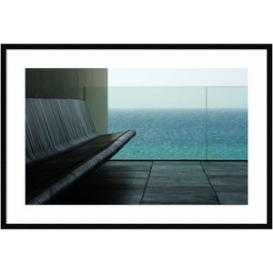 Amanti Art The Sound Of The Sea by Florian Zeidler Wood Framed Wall Art Print