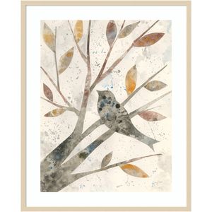 Amanti Art Natural Wonder IV Bird by Courtney Prahl Wood Framed Wall Art Print