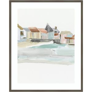 Amanti Art Seaside Tranquility I by Susan Pepe Wood Framed Wall Art Print