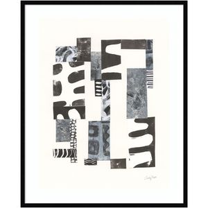 Amanti Art Overlap II by Courtney Prahl Wood Framed Wall Art Print