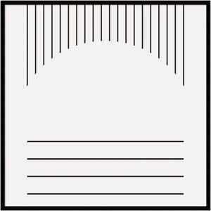 Amanti Art Modern Statement Stripes 2 by The Creative Bunch Studio Wood Framed Wall Art Print